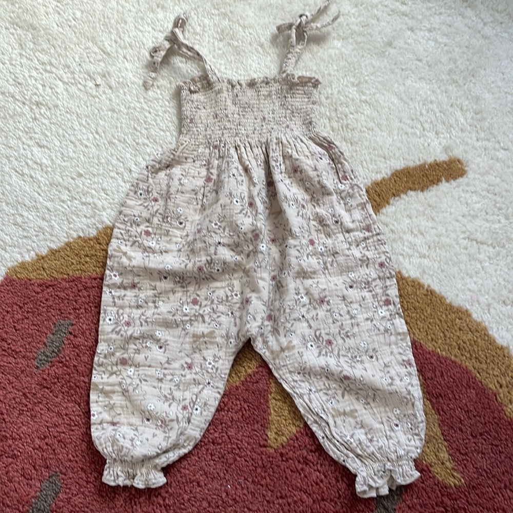Rylee + Cru linen dragonfly romper